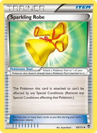 Sparkling Robe #99 · Furious Fists Pokémon card