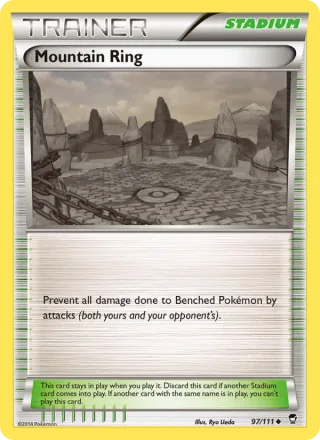 Mountain Ring #97 · Furious Fists Pokémon card