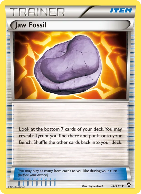 Jaw Fossil full card art