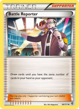 Battle Reporter #88 · Furious Fists Pokémon card