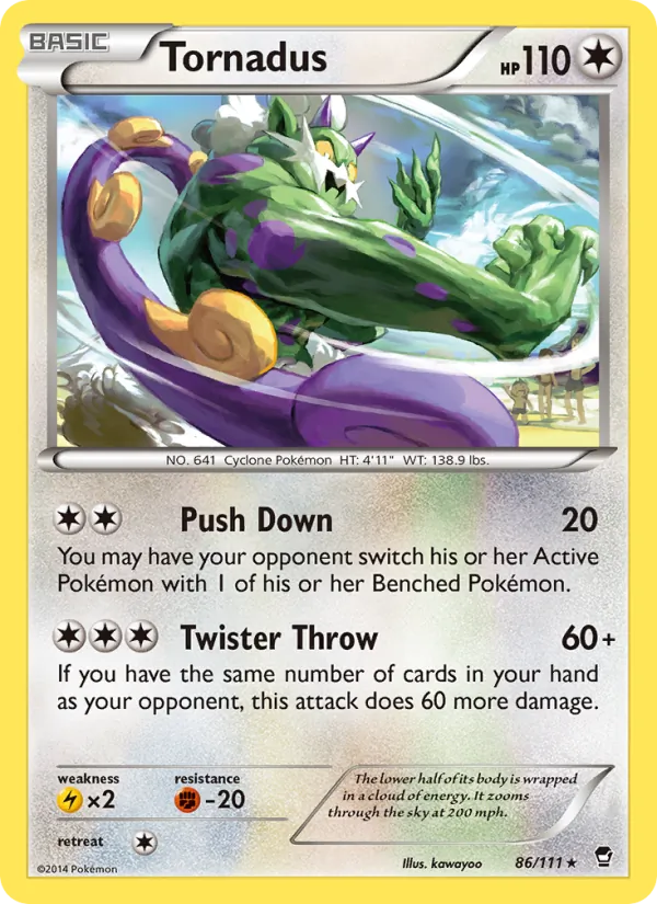 Tornadus full card art