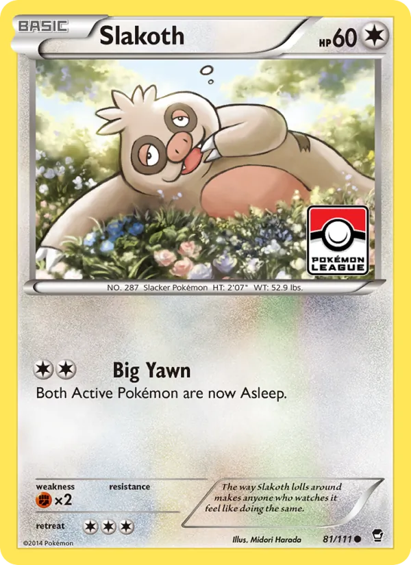 Slakoth full card art