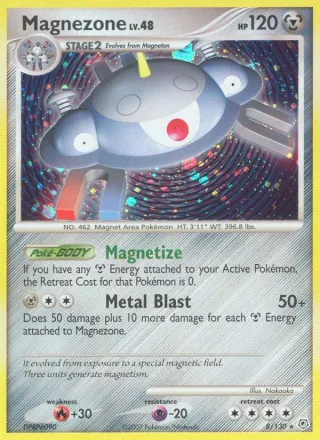 Magnezone #8 · Diamond & Pearl Pokémon card