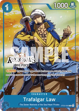 Trafalgar Law (Event Pack Vol. 3) #ST03-008-event-pack-vol-3 · One Piece Promotion Cards One Piece card