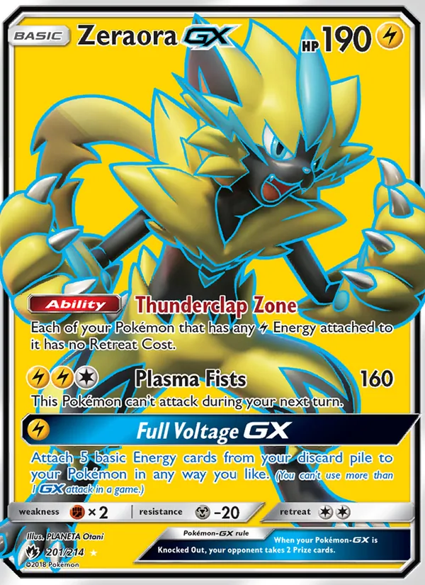 Zeraora GX full card art