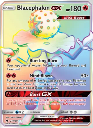 Blacephalon GX #219 · Lost Thunder Pokémon card