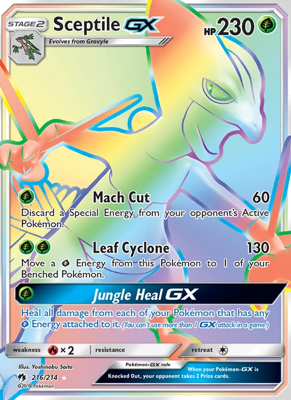 Sceptile GX full card art