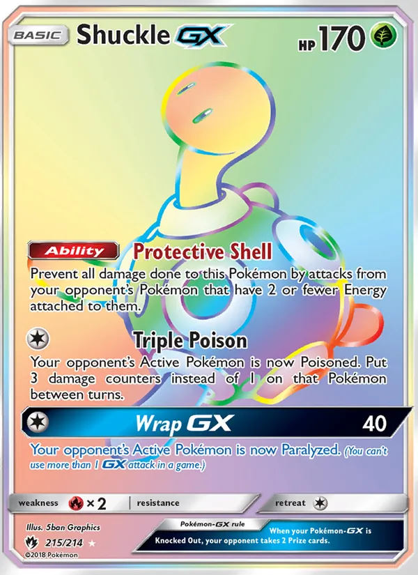Shuckle GX full card art
