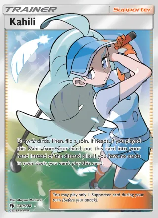 Kahili #210 · Lost Thunder Pokémon card