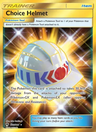 Choice Helmet #229 · Lost Thunder Pokémon card