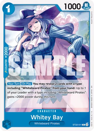 Whitey Bay #ST22-011 · ST-22: Starter Deck 22 Ace & Newgate One Piece card