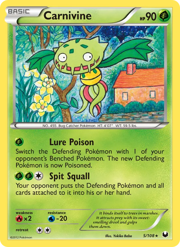 Carnivine full card art