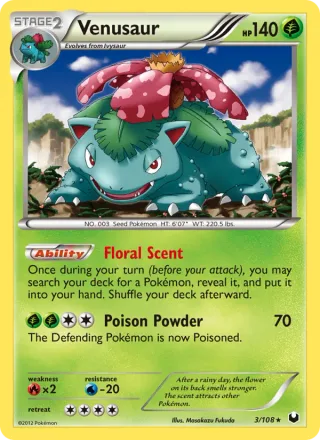 Venusaur #3 · Dark Explorers Pokémon card
