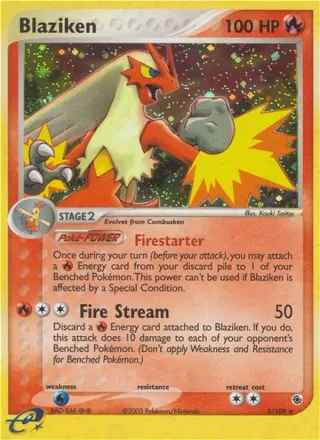 Blaziken #3 · Ruby & Sapphire Pokémon card