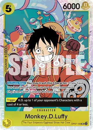 Monkey.D.Luffy #OP07-109 · 500 Years in the Future One Piece card