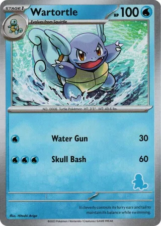 Wartortle #26 · My First Battle Pokémon card