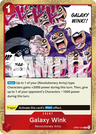 Galaxy Wink #OP07-016 · 500 Years in the Future One Piece card