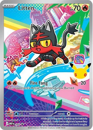 Litten #044 · MEP Black Star Promos Pokémon card