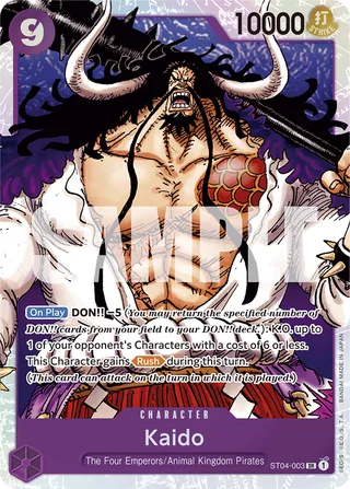 Kaido (Winner Pack Vol. 5) #ST04-003-winner-pack-vol-5 · One Piece Promotion Cards One Piece card
