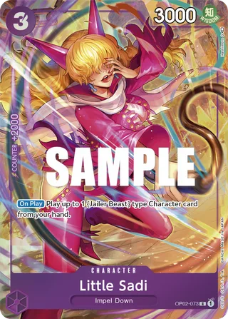 Little Sadi (Alternate Art) #OP02-073-alternate-art · Paramount War One Piece card