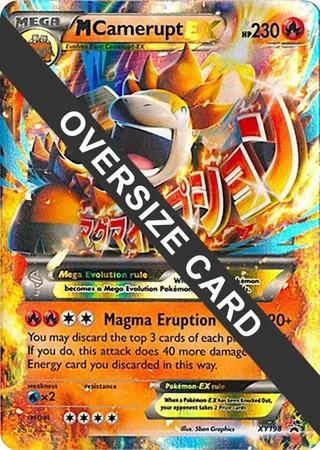 M Camerupt EX - XY198 #XY198 · Jumbo cards Pokémon card