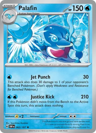 Palafin #062 · Obsidian Flames Pokémon card