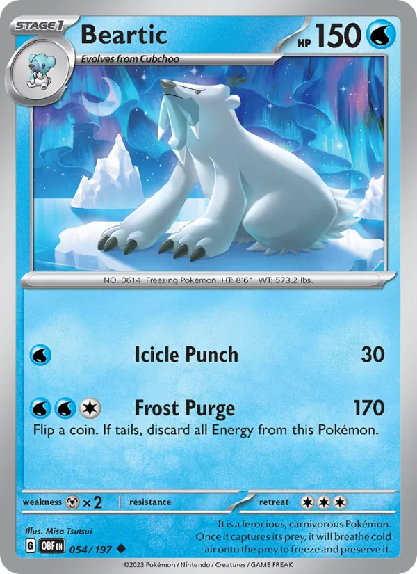 Beartic full card art