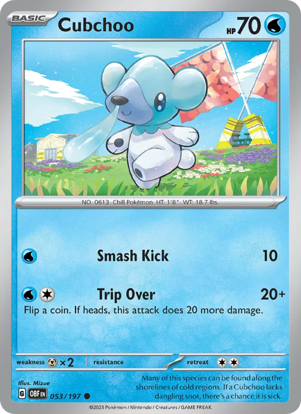Cubchoo full card art