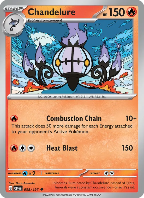 Chandelure full card art