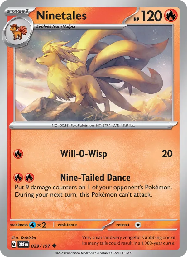 Ninetales full card art