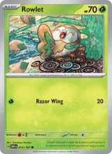 Rowlet · Obsidian Flames Pokémon card