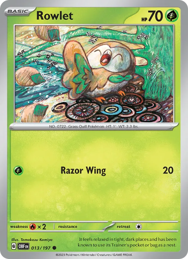 Rowlet full card art