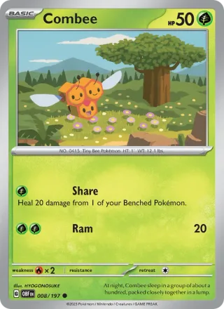 Combee #008 · Obsidian Flames Pokémon card