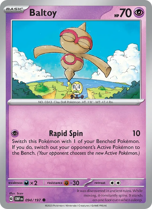 Baltoy full card art