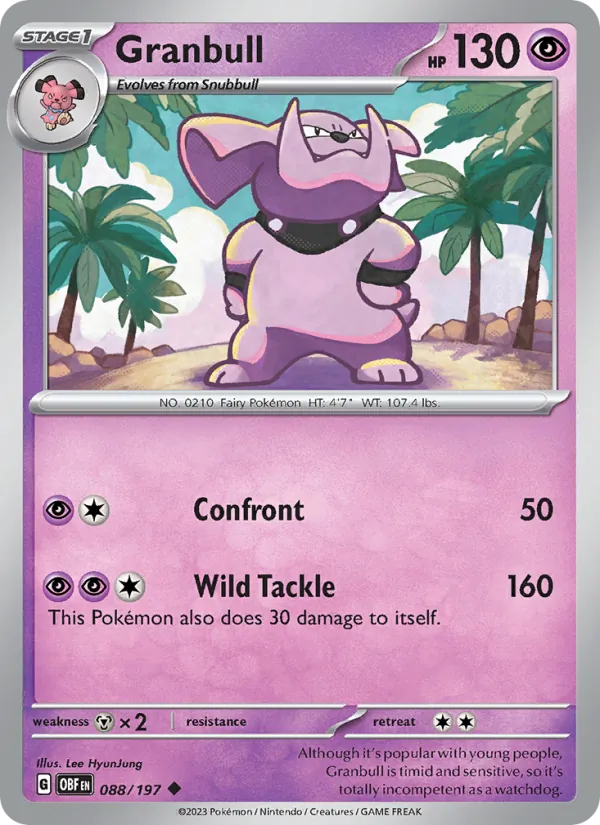 Granbull full card art
