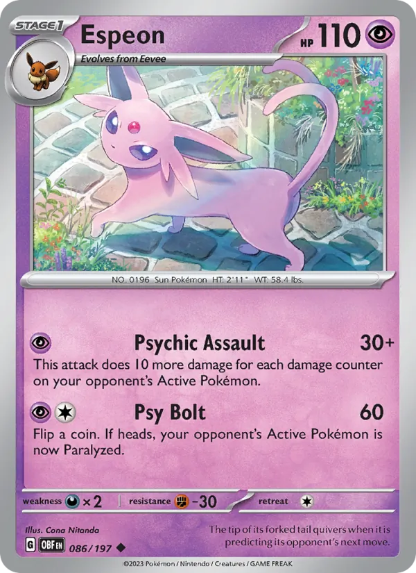 Espeon full card art