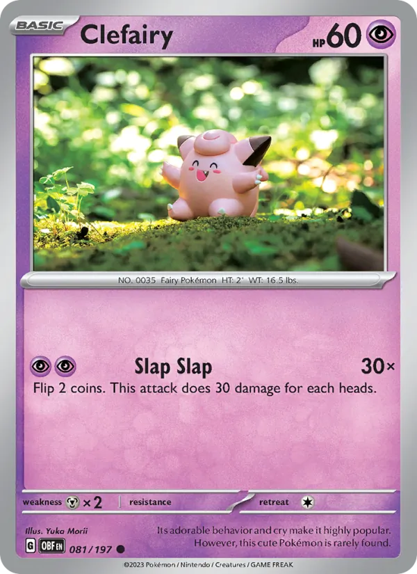 Clefairy full card art