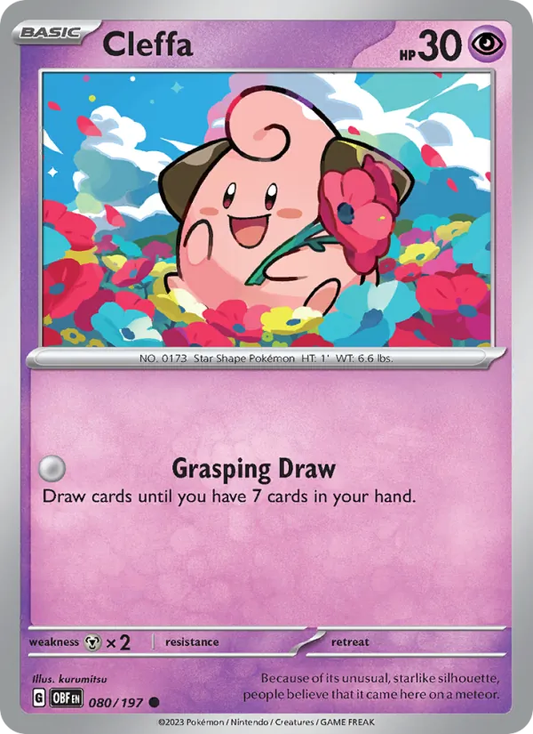 Cleffa full card art