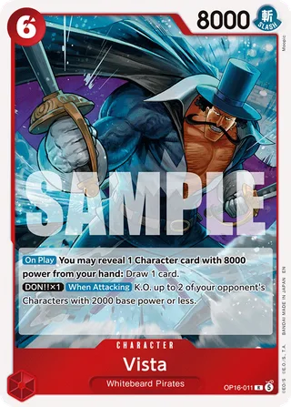 Vista #OP16-011 · The Time of Battle One Piece card