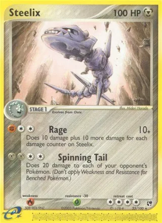 Steelix #23 · Sandstorm Pokémon card