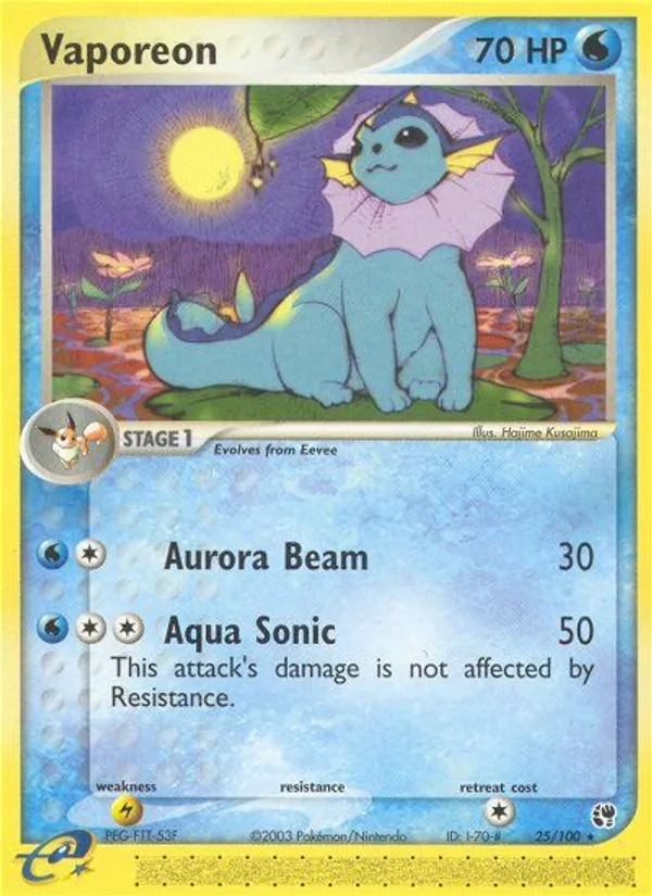 Vaporeon full card art