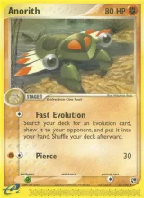 Anorith · Sandstorm Pokémon card