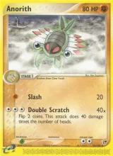 Anorith · Sandstorm Pokémon card