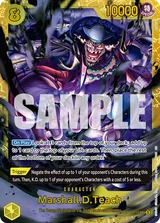Marshall.D.Teach #OP16-119 · The Time of Battle One Piece card