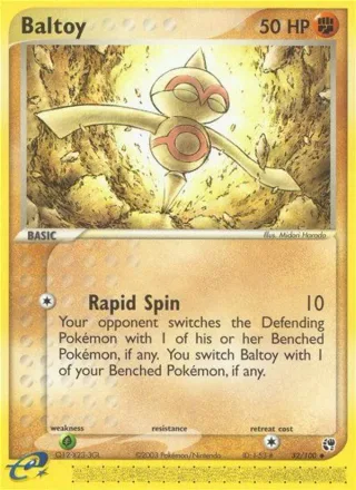 Baltoy #32 · Sandstorm Pokémon card