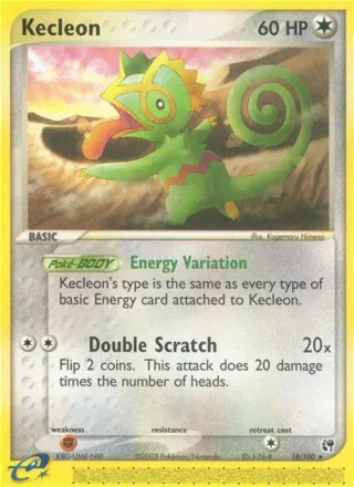 Kecleon #18 · Sandstorm Pokémon card
