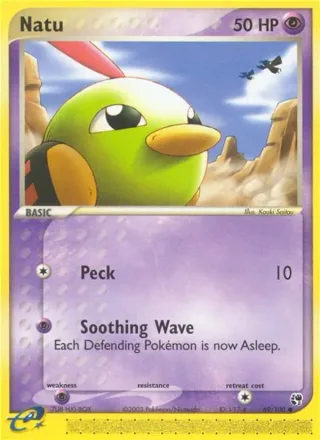 Natu #69 · Sandstorm Pokémon card