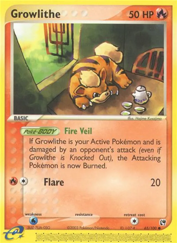 Growlithe full card art