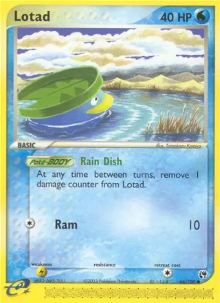 Lotad #66 · Sandstorm Pokémon card