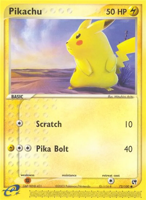 Pikachu full card art